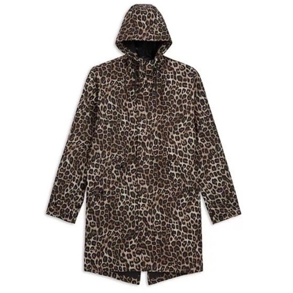THE KOOPLES NWT LEOPARD WATERPROOF Rain Coat XL